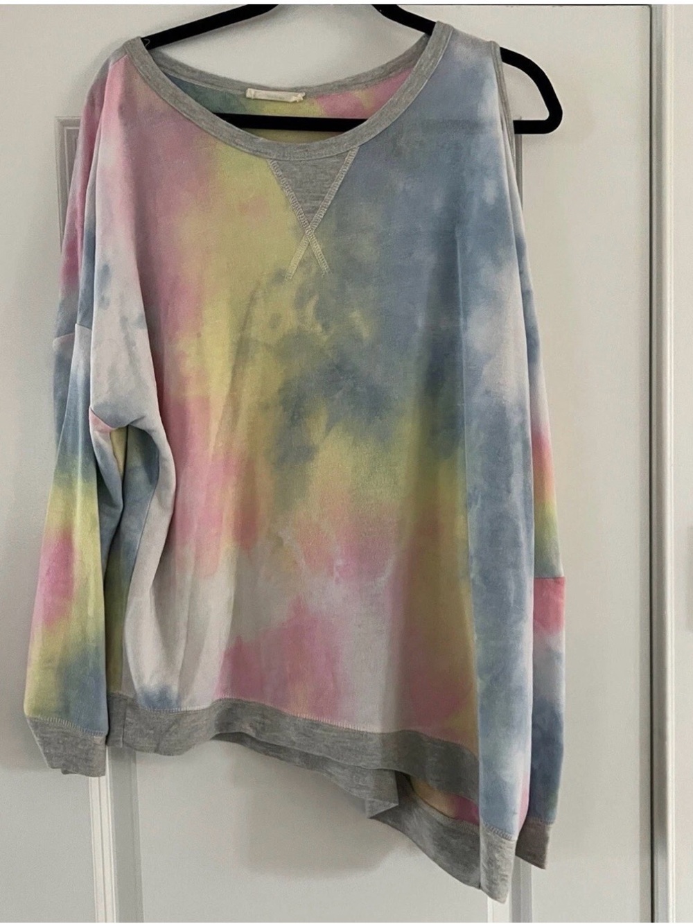 Womens TieDye Long Sleeve Shirt Size Large